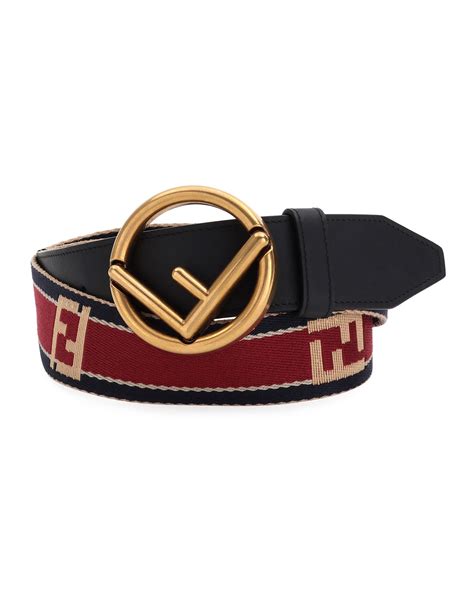 fendi forever logo belt